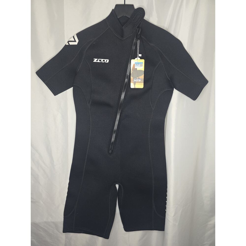 ZCCO Shorty Wetsuits 3mm Neoprene Front Zipper Diving Suit for Diving Size Med